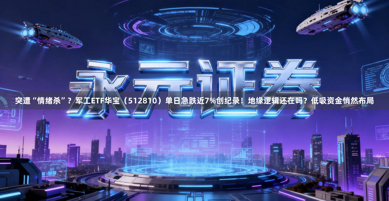 突遭“情绪杀”？军工ETF华宝（512810）单日急跌近7%创纪录！地缘逻辑还在吗？低吸资金悄然布局